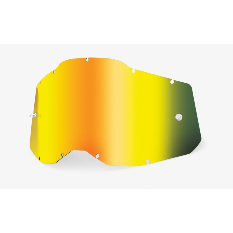 Plexi 100% Racecraft 2/Accuri 2/Strata 2 espejo dorado (Antivaho)