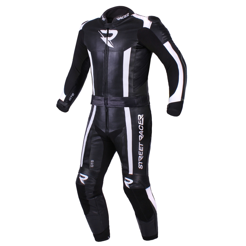 Mono blanco y negro Street Racer GT6 para hombre liquidación