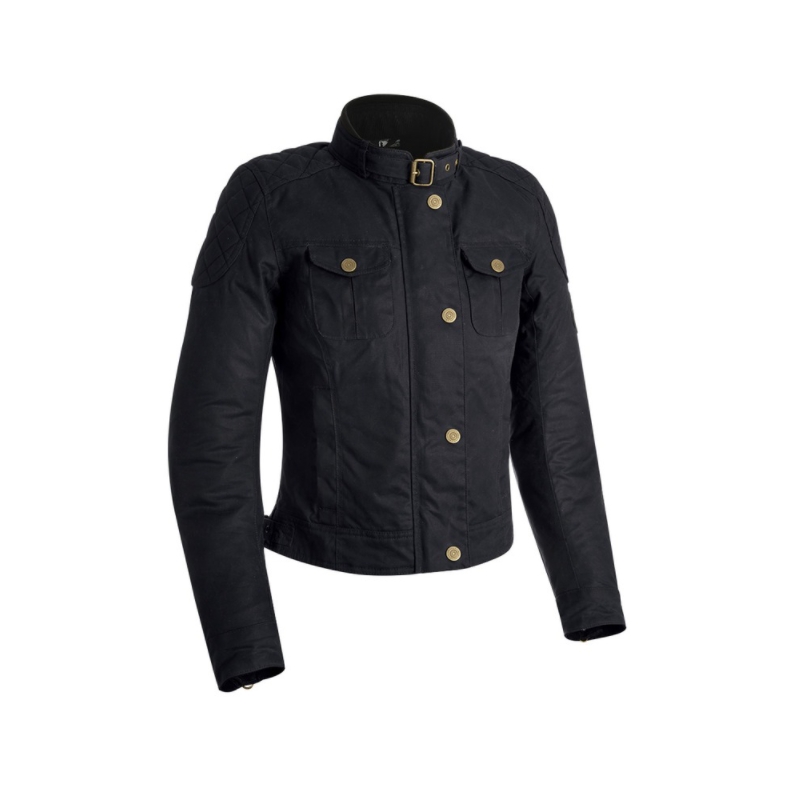 Chaqueta de moto Oxford Holwell para mujer Negro liquidación