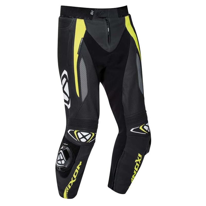 Kalhoty na motorku IXON Vortex 2 černo-fluo žluté