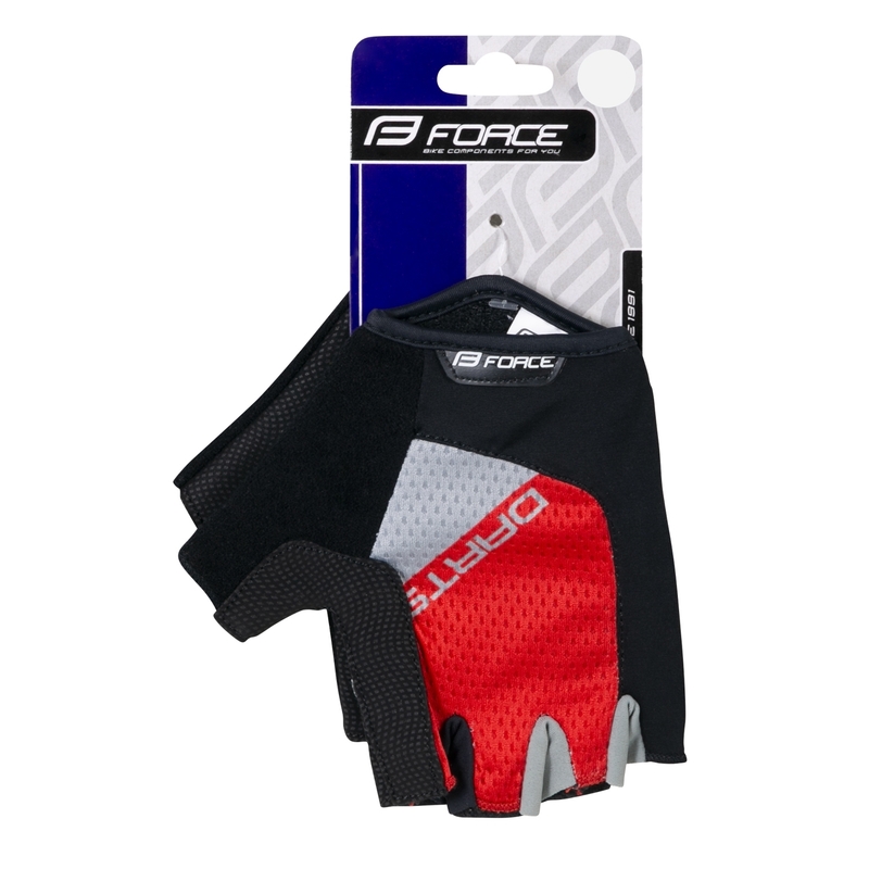Guantes de dardos FORCE negro-rojo-gris liquidación