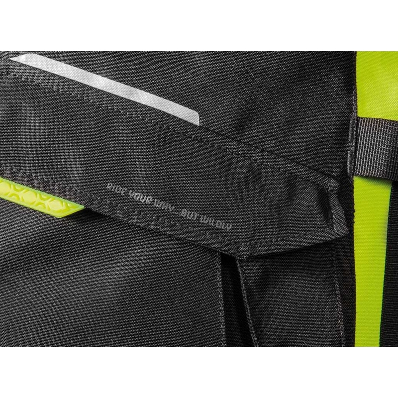 Bunda na motorku IXON Balder šedo-fluo žlutá výprodej