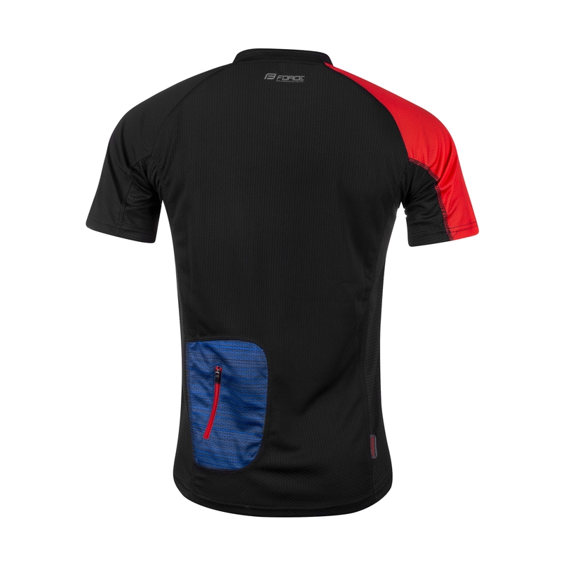 Dres FORCE MTB X5 modro-červený výprodej