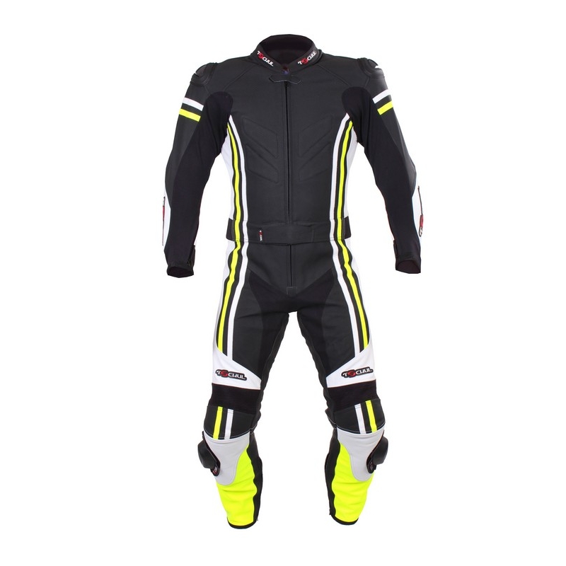 Pánské kalhoty Tschul 555 černo-bílo-fluo žluté výprodej