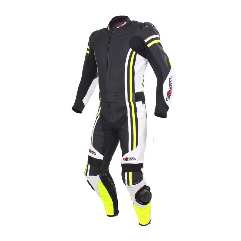 Pánské kalhoty Tschul 555 černo-bílo-fluo žluté výprodej