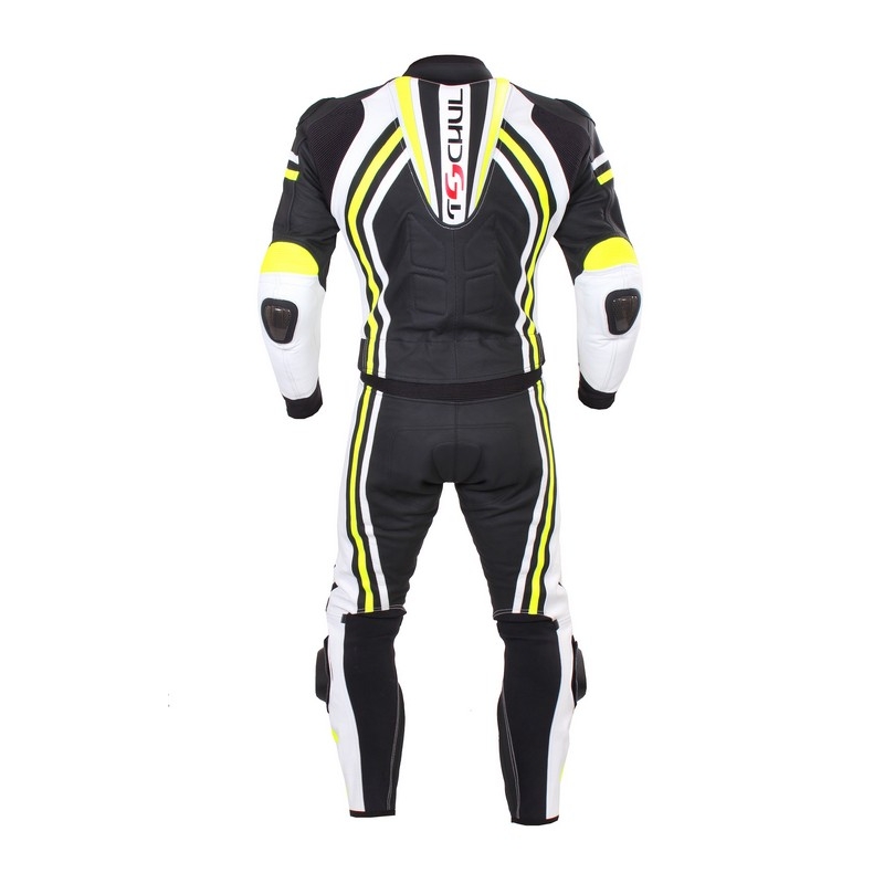 Pánské kalhoty Tschul 555 černo-bílo-fluo žluté výprodej