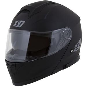 Casco de moto abatible ZED F18 negro mate