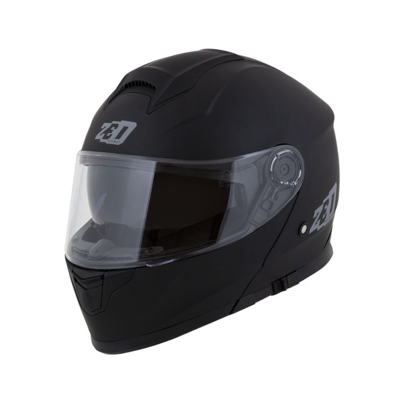 Casco de moto abatible ZED F18 negro mate