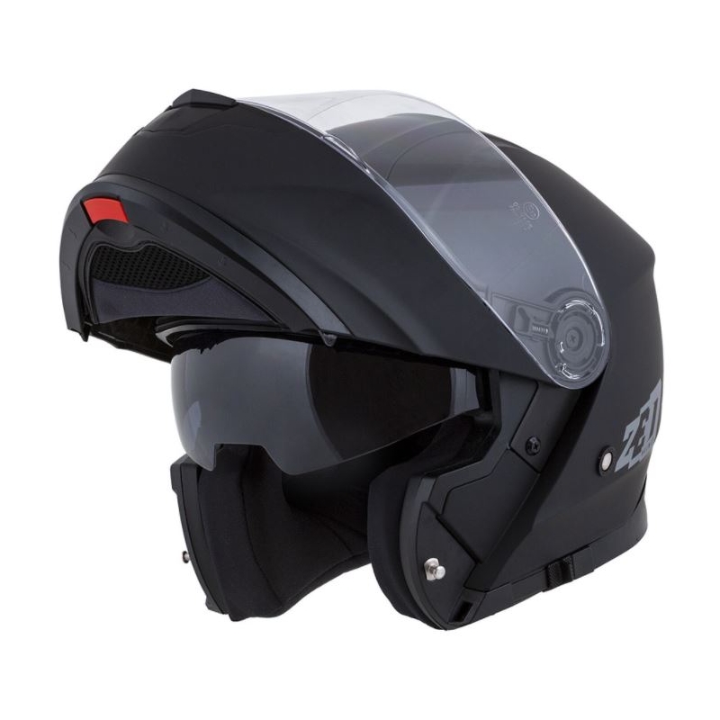 Casco de moto abatible ZED F18 negro mate