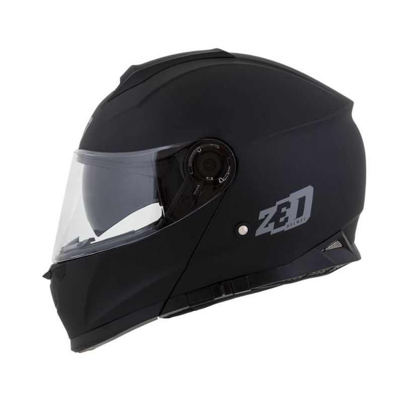 Casco de moto abatible ZED F18 negro mate