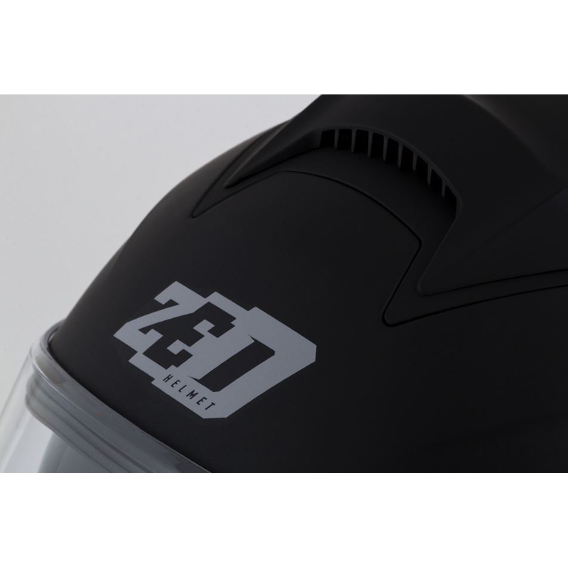 Casco de moto abatible ZED F18 negro mate