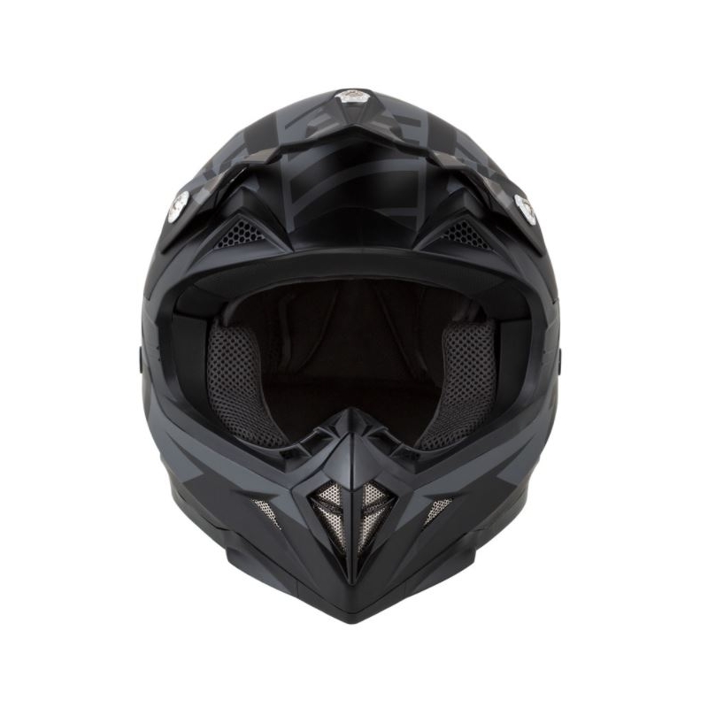 Motokrosová přilba ZED X1.9 černo-šedá matná