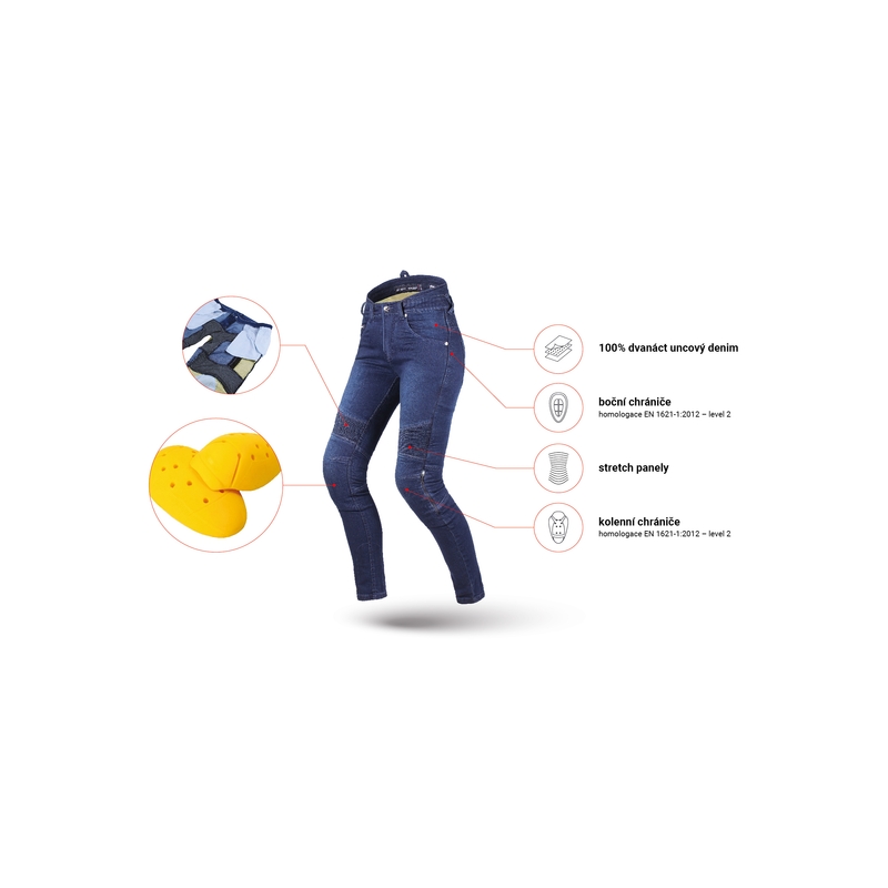 Vaqueros de mujer Street Racer Spike II Slim fit CE azules