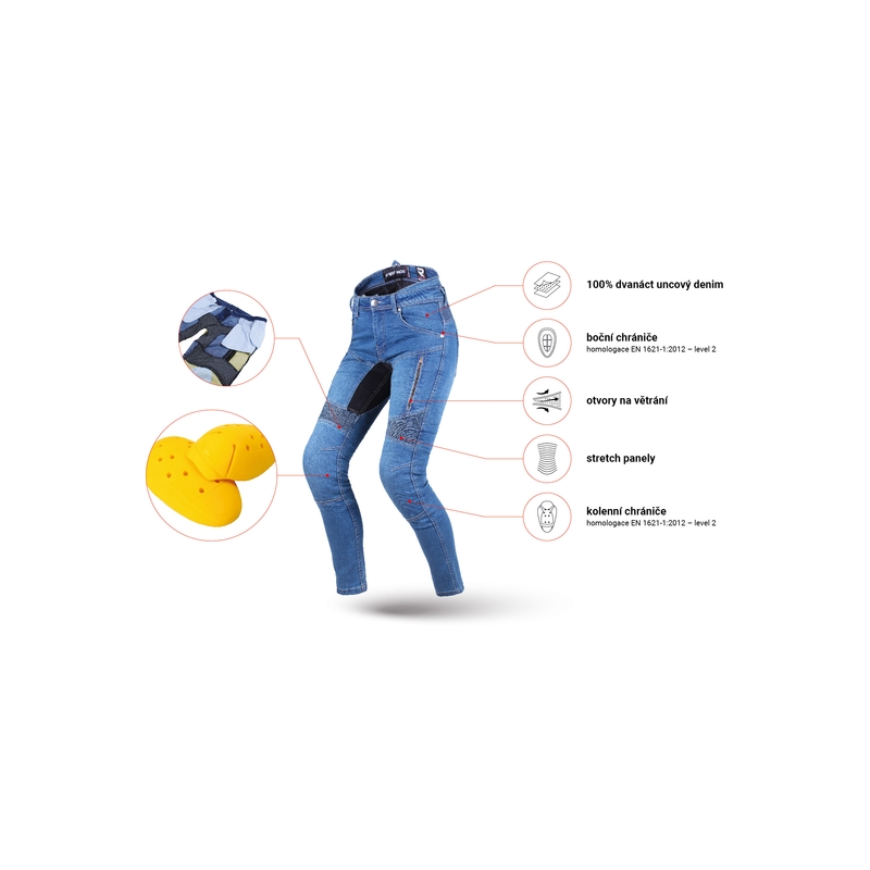 Vaqueros mujer Street Racer Stretch II Slim fit CE azul