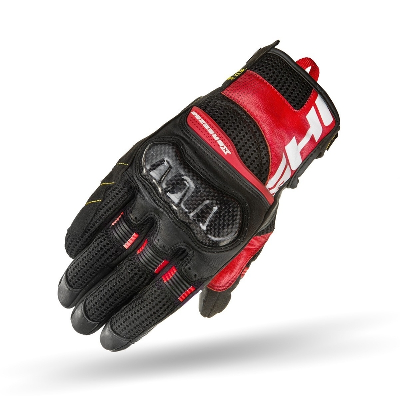 Guantes de moto Shima X-Breeze 2 negro-rojo