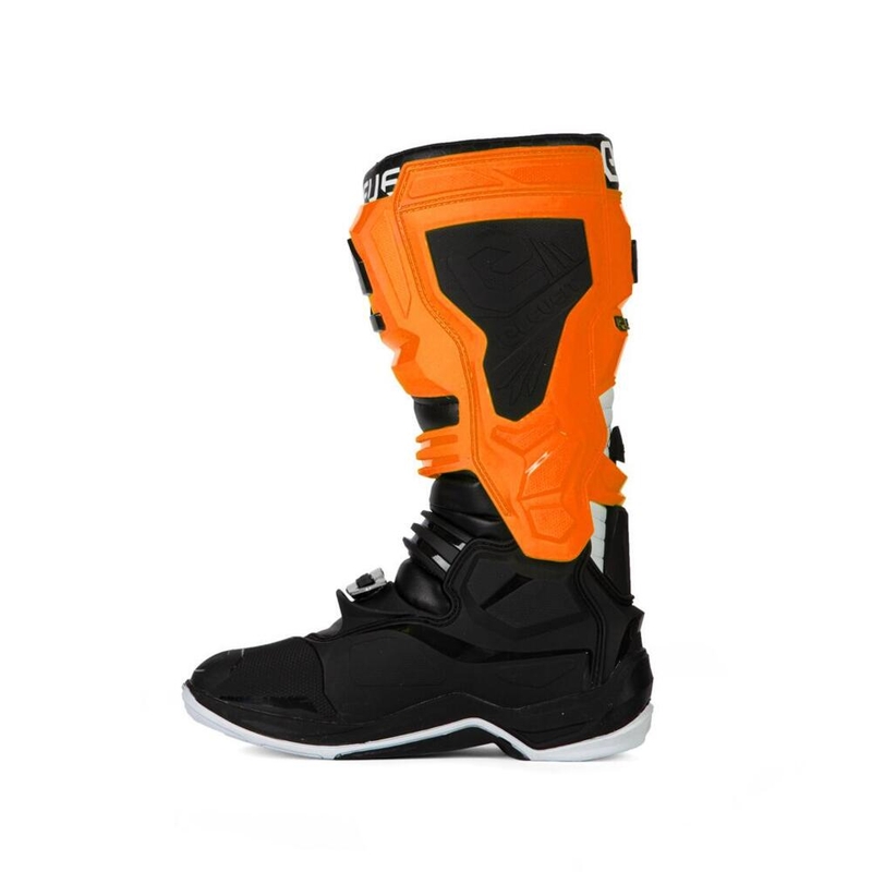 Botas de moto Eleveit X-Legend Negro-Naranja-Blanco liquidación