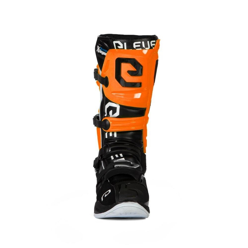 Botas de moto Eleveit X-Legend Negro-Naranja-Blanco liquidación