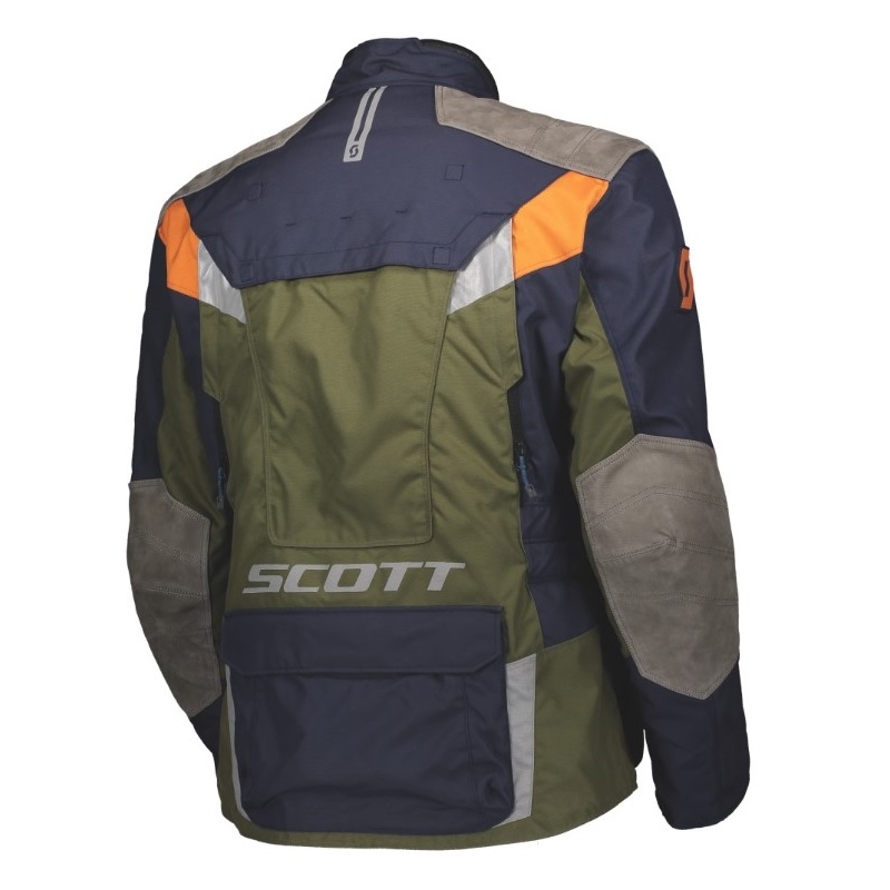 Chaqueta de moto SCOTT Dualraid Dryo azul-verde liquidación