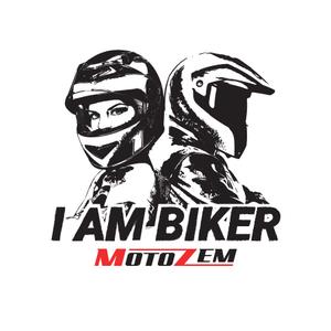 Adhesivo MotoZem I Am Biker