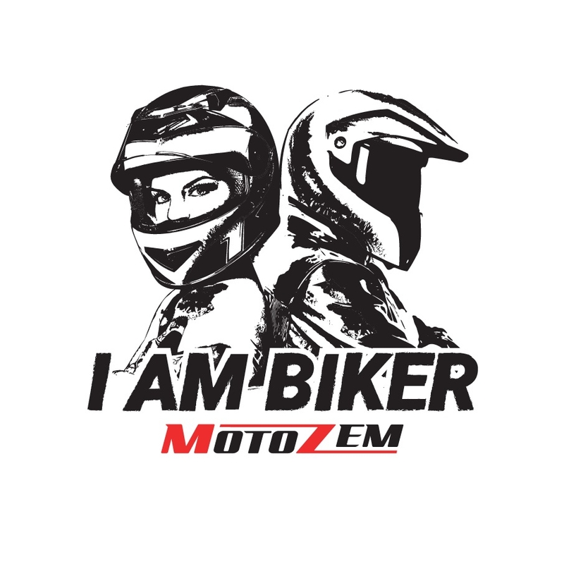 Adhesivo MotoZem I Am Biker