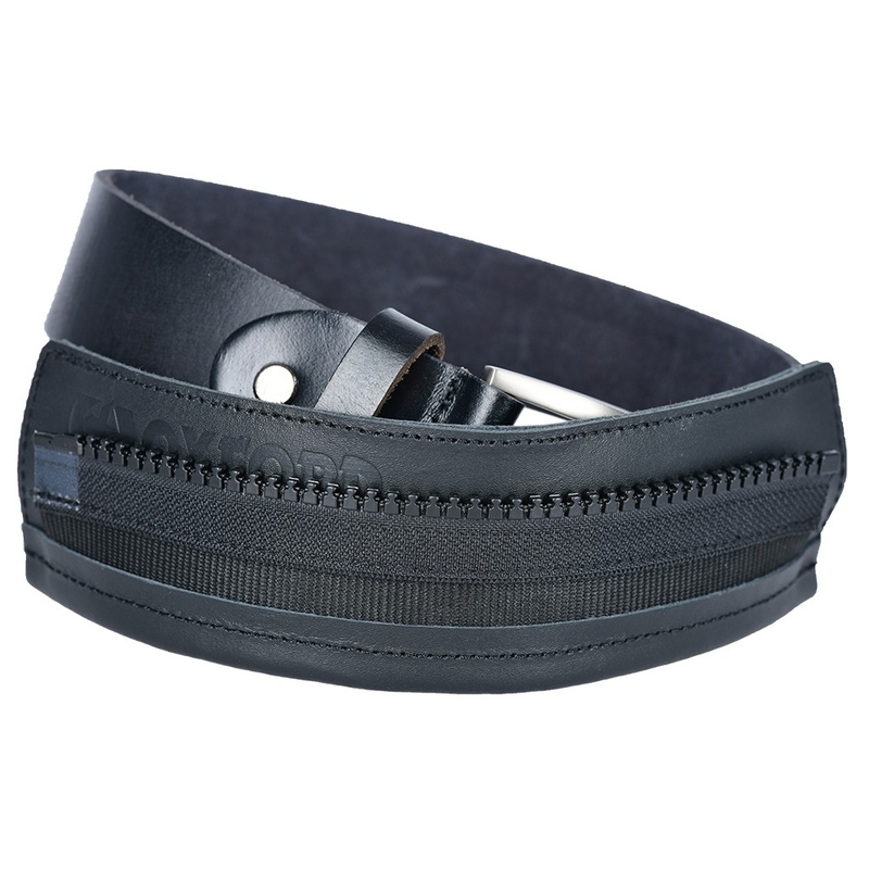 Cinturón para sujetar los pantalones a la chaqueta Oxford negro