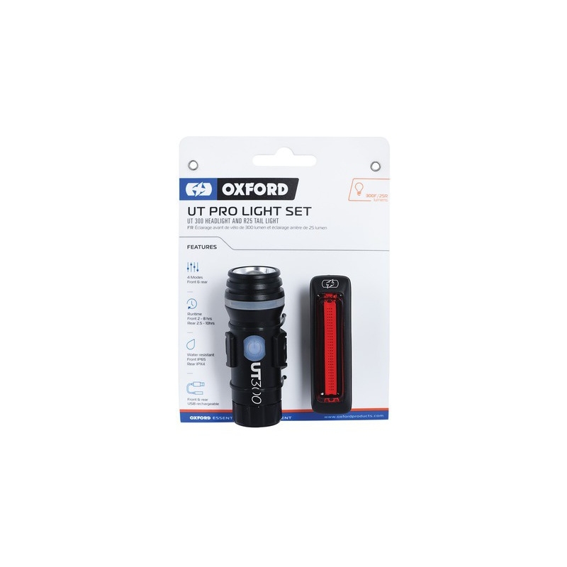 Oxford Ultratorch Pro Light Luz delantera + trasera para bicicleta
