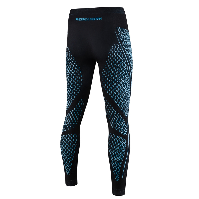 Ropa interior térmica Rebelhorn Therm II negra y azul