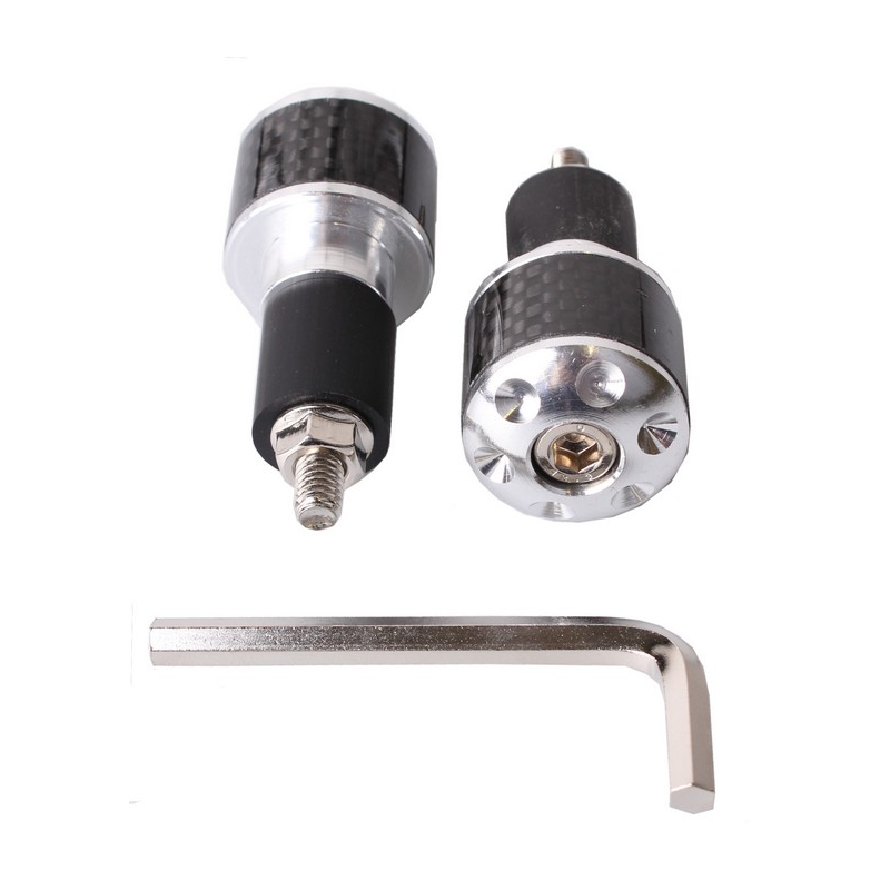 Tapas de manillar R-TOOL plata