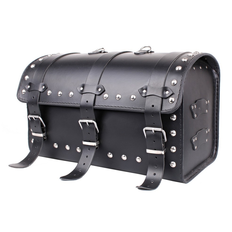 Maletín de cuero para moto Chopper RSA-3B