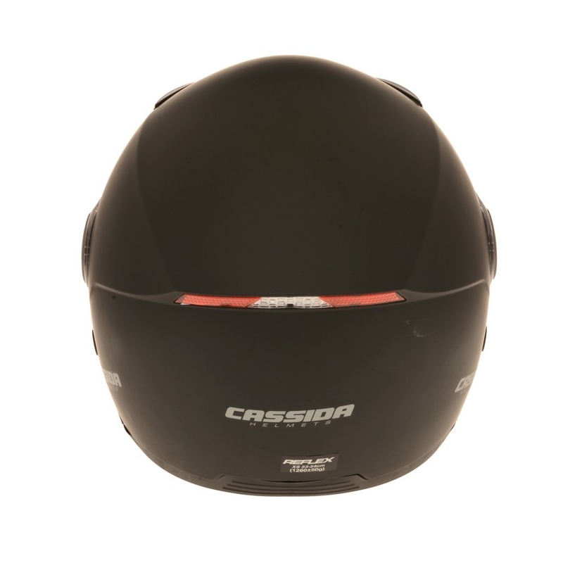 Casco de moto Cassida Reflex abierto negro mate
