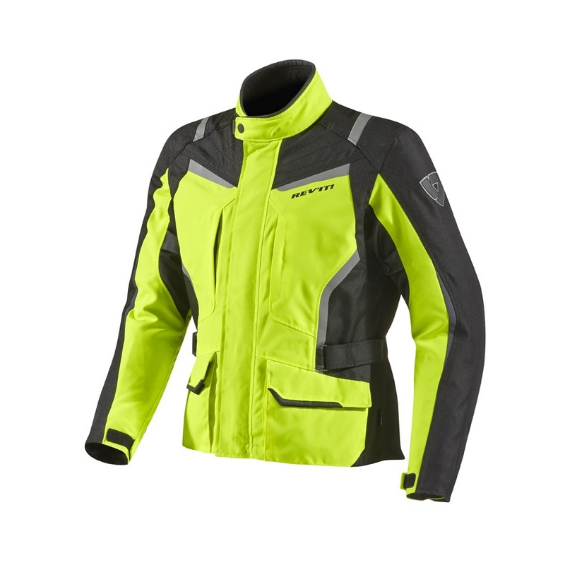 Bunda na motorku Revit Voltiac HV černo-fluo žlutá výprodej