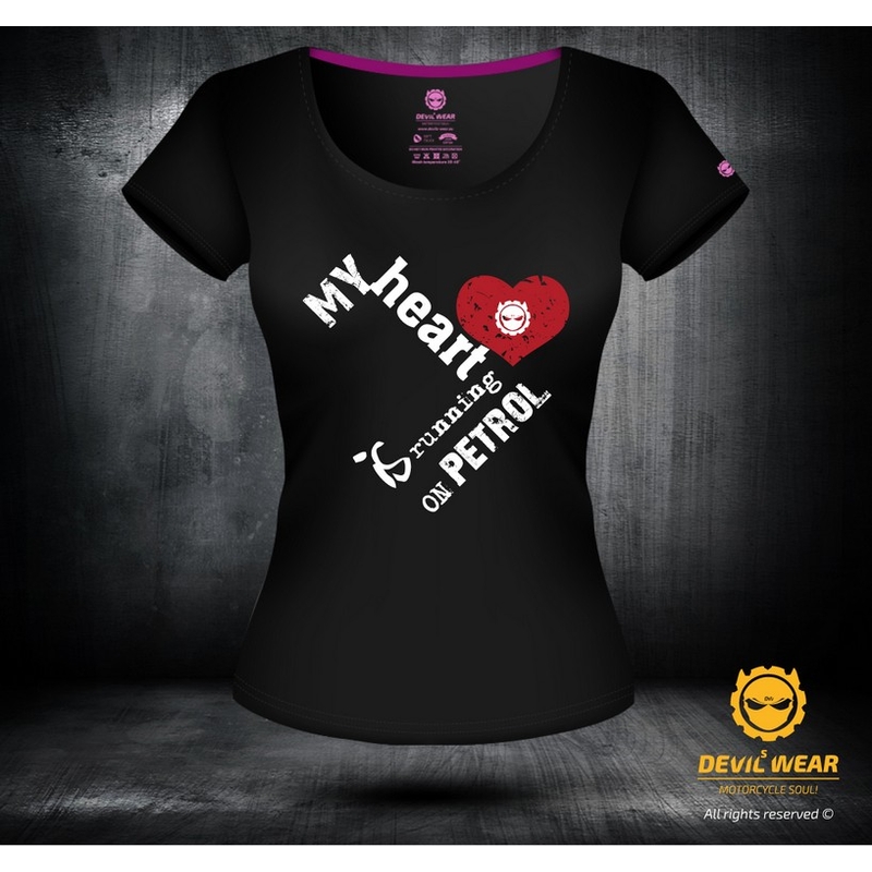 Dámské triko Devils Wear - My Heart Is Running On