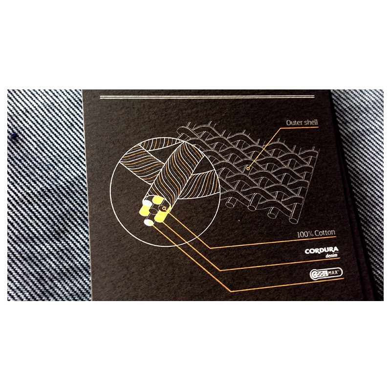 Jeansy na motorku Revit Nelson modré prodloužené výprodej