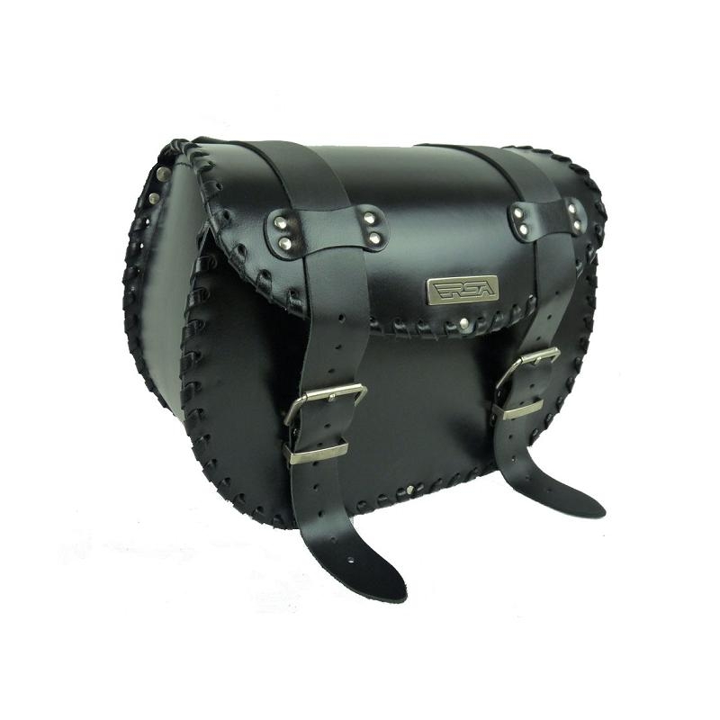 Alforjas de cuero para moto Chopper RSA-6A