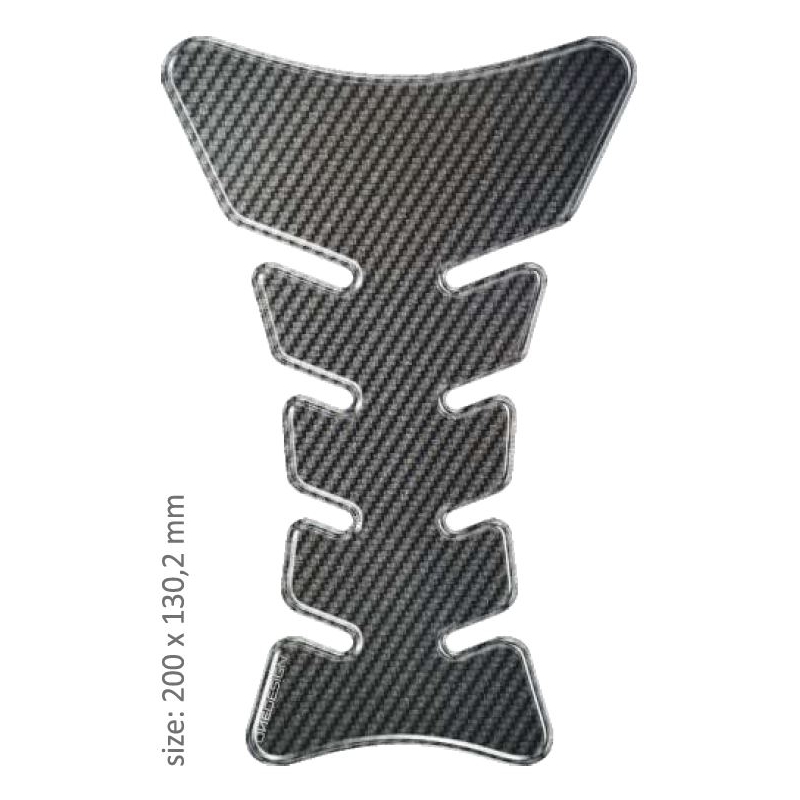 Tapa del depósito de combustible Print - Tiger carbon