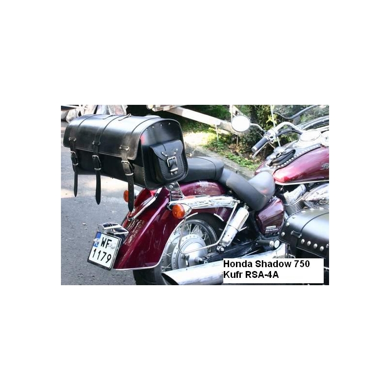 Maletín de cuero para moto Chopper RSA-4A