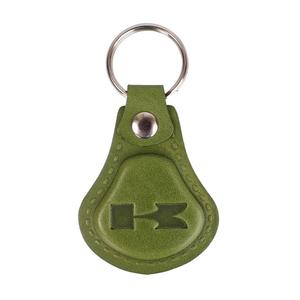 Llavero de piel Kawasaki verde