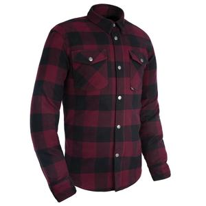 Camiseta de moto Oxford Kickback 2.0 roja y negra liquidación