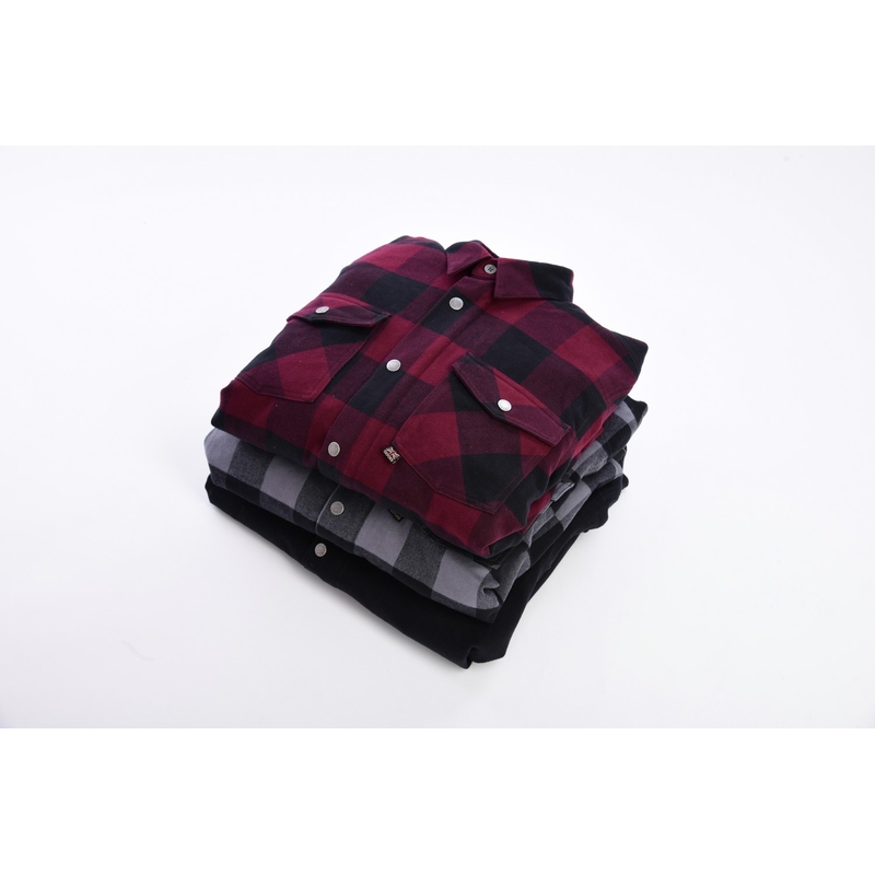 Camiseta de moto Oxford Kickback 2.0 roja y negra liquidación
