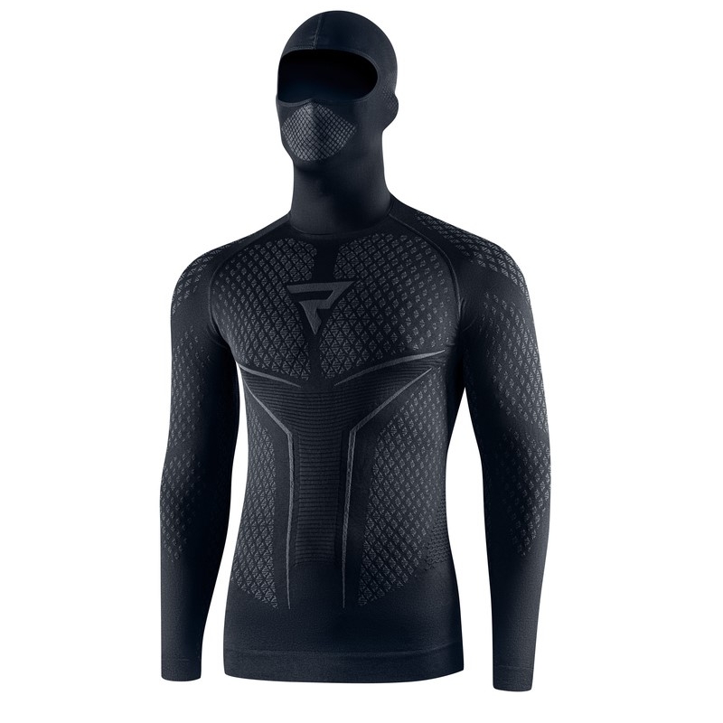 Camiseta térmica Rebelhorn Therm II 2en1 negro-gris