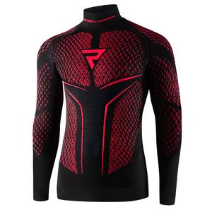 Camiseta térmica Rebelhorn Therm II negro-rojo