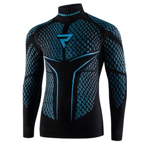 Camiseta térmica Rebelhorn Therm II negro-azul