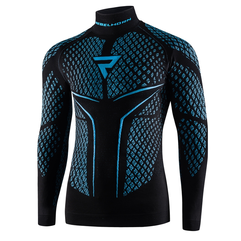 Camiseta térmica Rebelhorn Therm II negro-azul