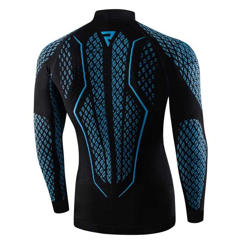 Camiseta térmica Rebelhorn Therm II negro-azul