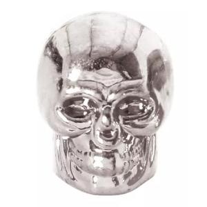 Tapones de válvula Oxford Skull plateados