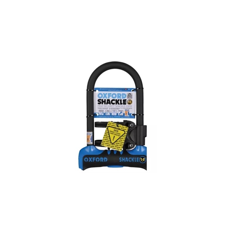 Grillete Oxford Perfil U 14 azul-negro