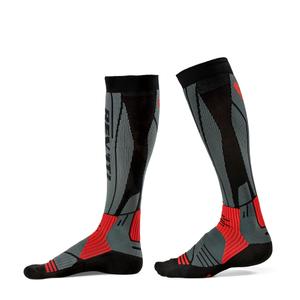 Calcetines de moto Revit Andes gris y rojo liquidación