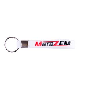 Llavero MotoZem blanco