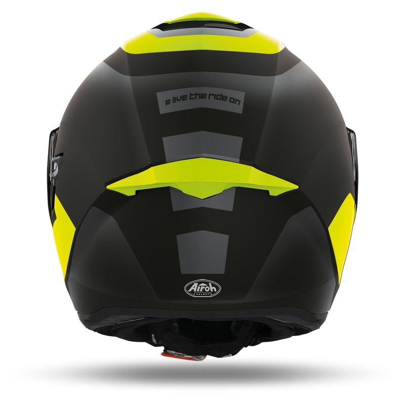 Casco integral de moto Airoh ST.501 Dock 2022 amarillo fluo mate liquidación