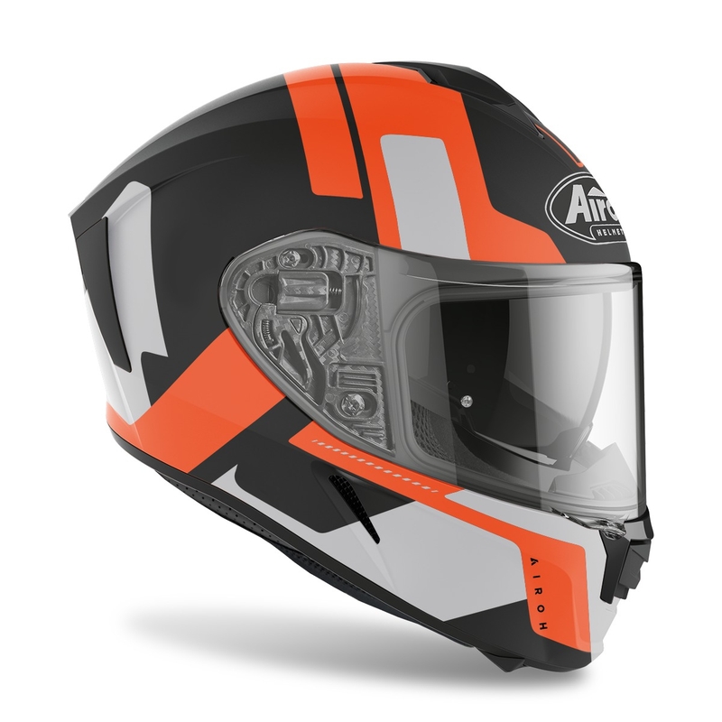Integrální přilba na motorku Airoh Spark Shogun 2022 oranžová matná výprodej